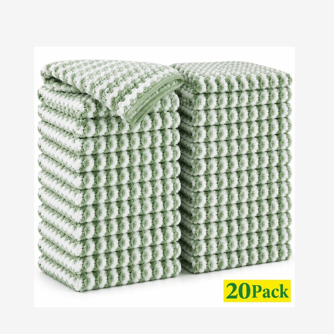 NUVAROX Plush Dish Cloth Set – 20 Pack - Image 13