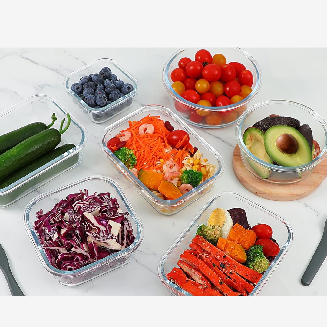 NUVAROX 24-Piece Glass Food Storage Container Set - Image 5