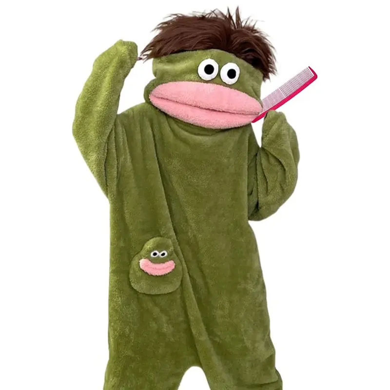 Monster Wearable Blanket Hoodie Soft Fleece Cozy Loungewear One Size Men Women Holiday Gift