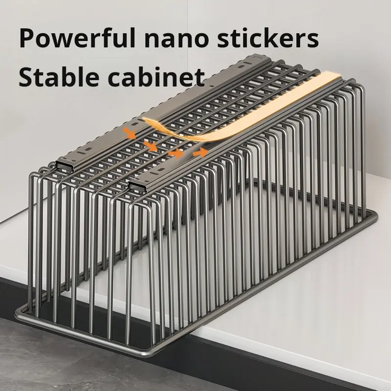 Pull-Out Cabinet Storage Basket, Space Saving - Image 10