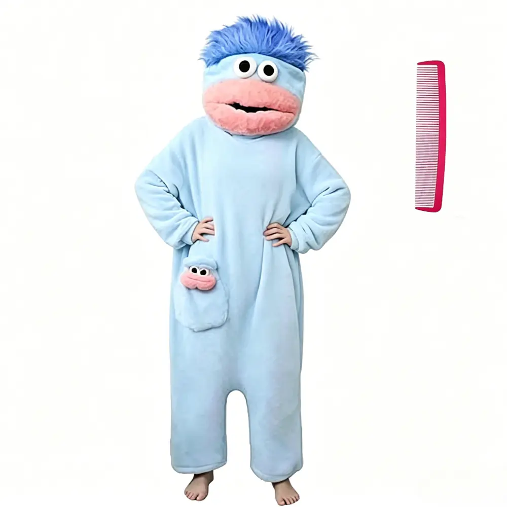 Monster Wearable Blanket Hoodie Soft Fleece Cozy Loungewear One Size Men Women Holiday Gift - Image 12