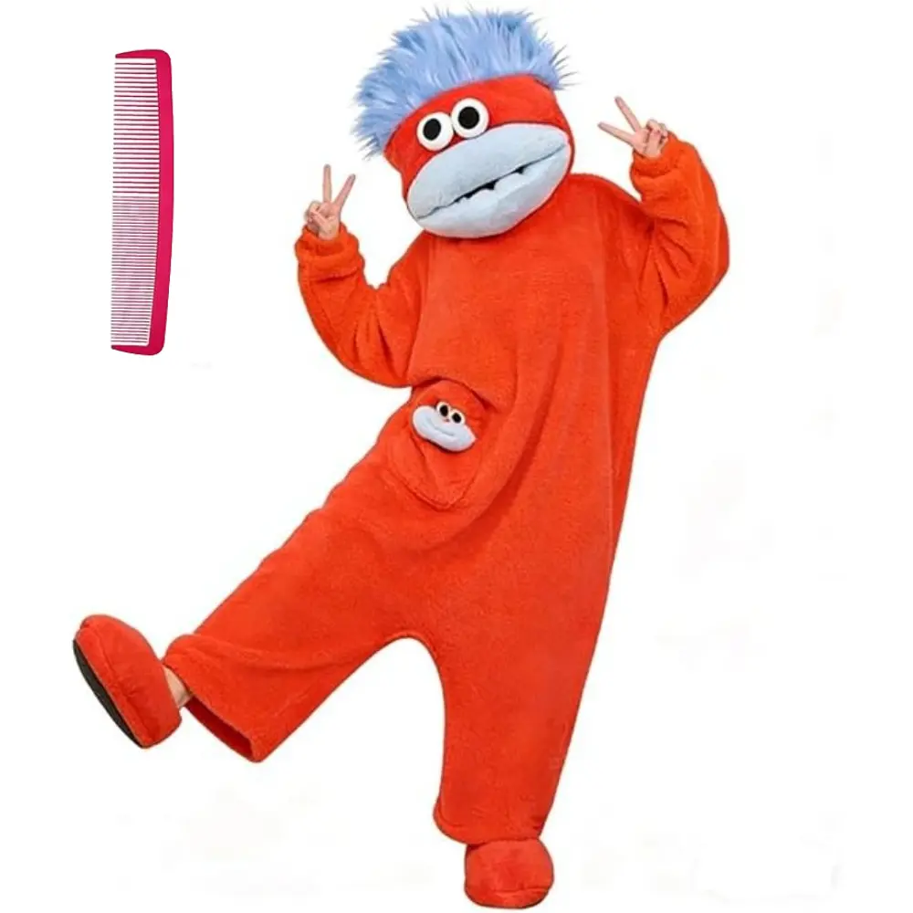 Monster Wearable Blanket Hoodie Soft Fleece Cozy Loungewear One Size Men Women Holiday Gift - Image 14