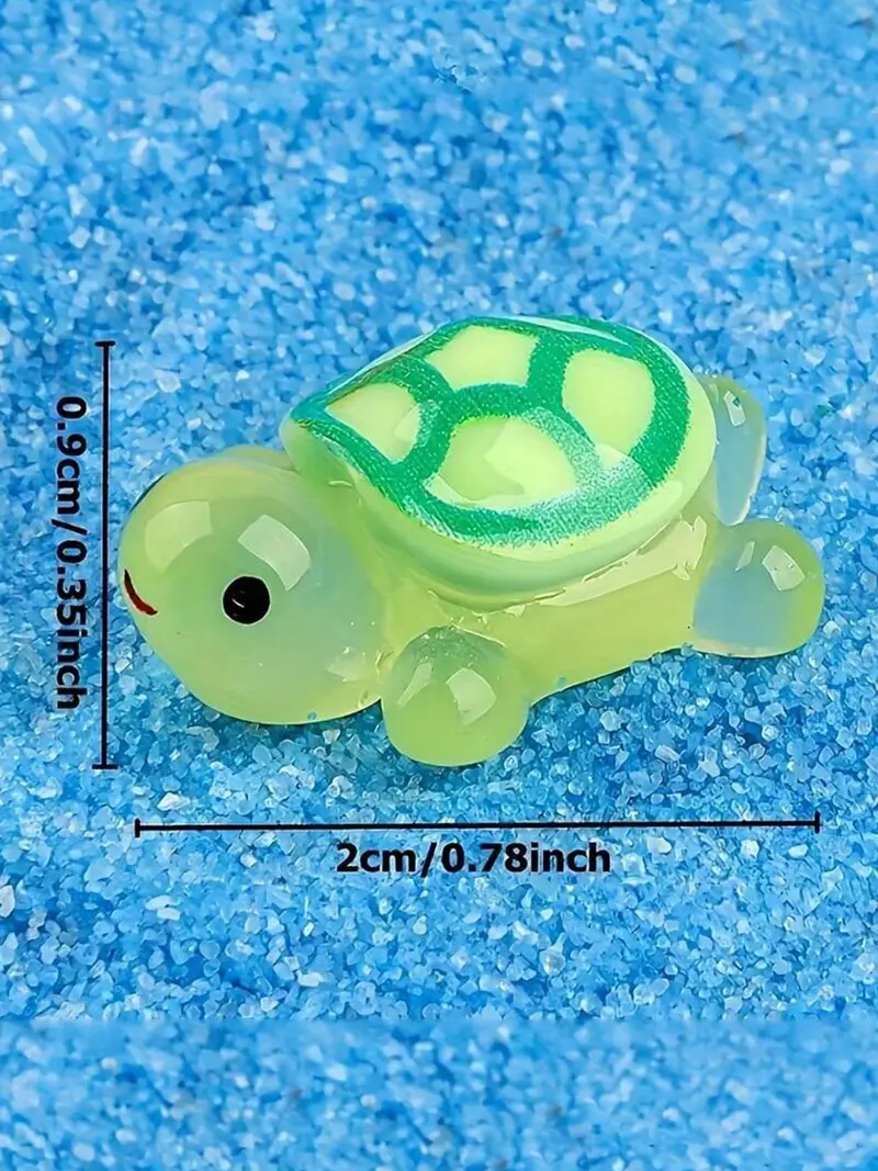 30Pcs Colorful Glowing Turtle Figurines, Kids Party Favors & Home Deco - Image 2