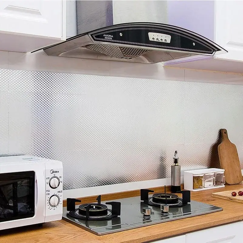 Oil Proof Waterproof Heat Resistant Kitchen Foil Contact Paper - Image 3