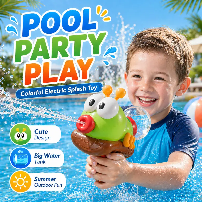 Cute Animal Electric Water Blaster Kids Summer Outdoor Water Gun Toy - Image 3