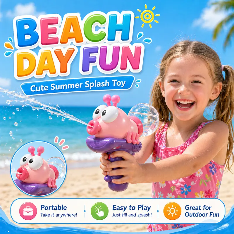 Cute Animal Electric Water Blaster Kids Summer Outdoor Water Gun Toy - Image 4