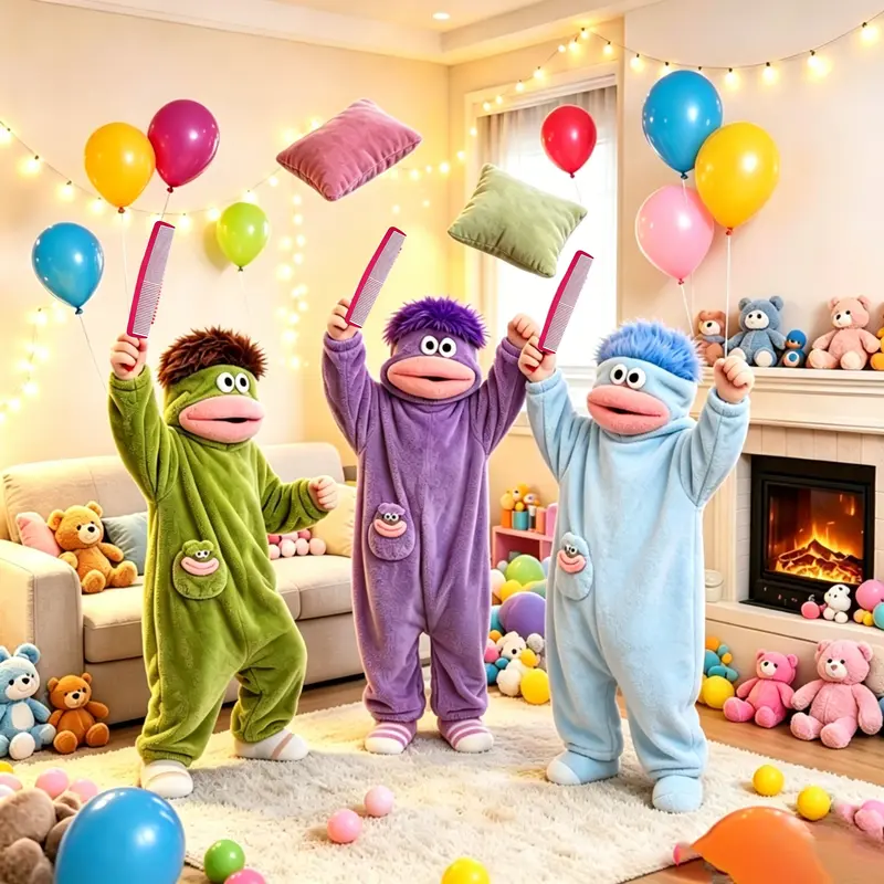 Monster Wearable Blanket Hoodie Soft Fleece Cozy Loungewear One Size Men Women Holiday Gift - Image 8